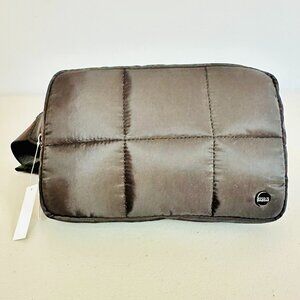 STUDIO NYC BLACK NYLON PUFFER QUILTED BELT BAG FANNY PACK UNISEX